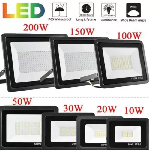 LED Flood Lights New Design Water Proof IP66 Rating FlashLight SMD 30W White