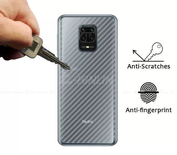 MI REDMI 9T Clear Slim Transparent Carbon Fiber Film For Xia