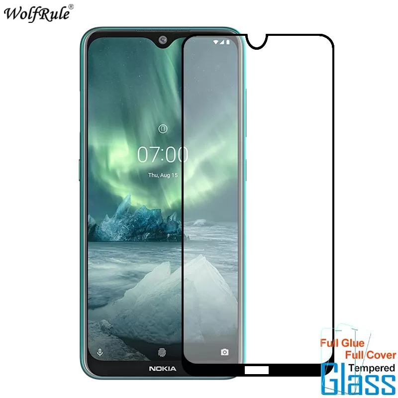 Nokia 6.2 / 7.2 Full Glue Tempered Glass Screen Protector - - image 2