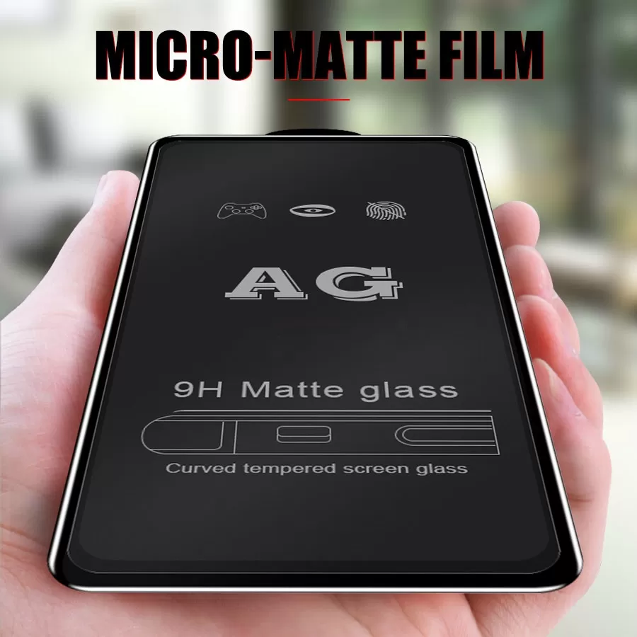Nova 7i Full Glue Anti-Fingerprint Matte Tempered Glass for - image 3