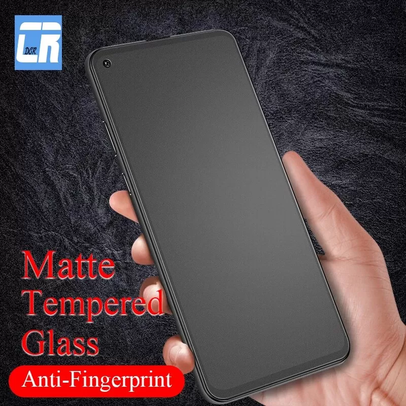 OPPO A15/ A15s Full Glue Anti-Fingerprint Matte Tempered Gla - image 3
