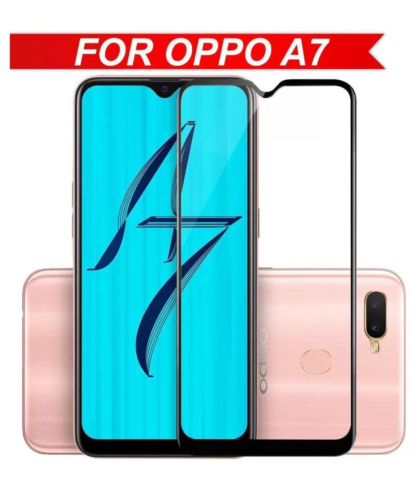 OPPO A7 Tempered Glass Screen Protectors Protective Guard HD - image 2