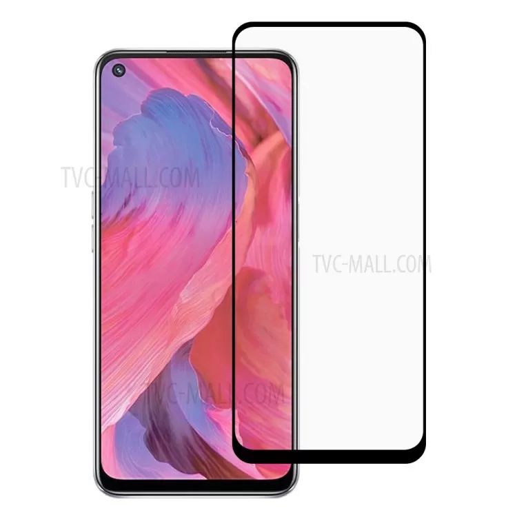 Oppo A74 4G Full Glue Tempered Glass Screen Protector - image 3