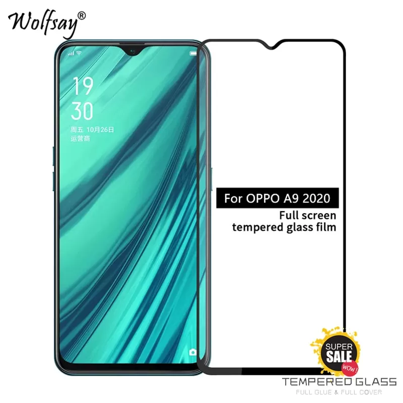 OPPO A9 2020 Tempered Glass Screen Protectors Protective Gua