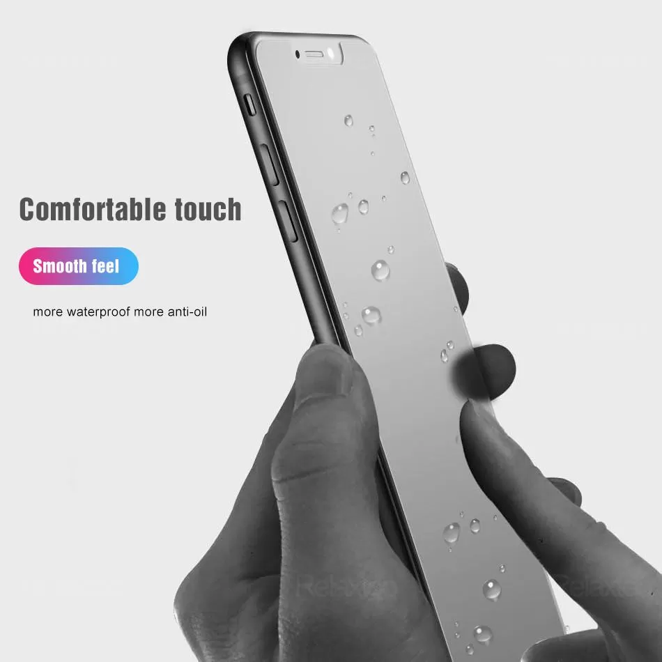 OPPO K5 Full Glue Anti-Fingerprint Matte Tempered Glass for - image 2