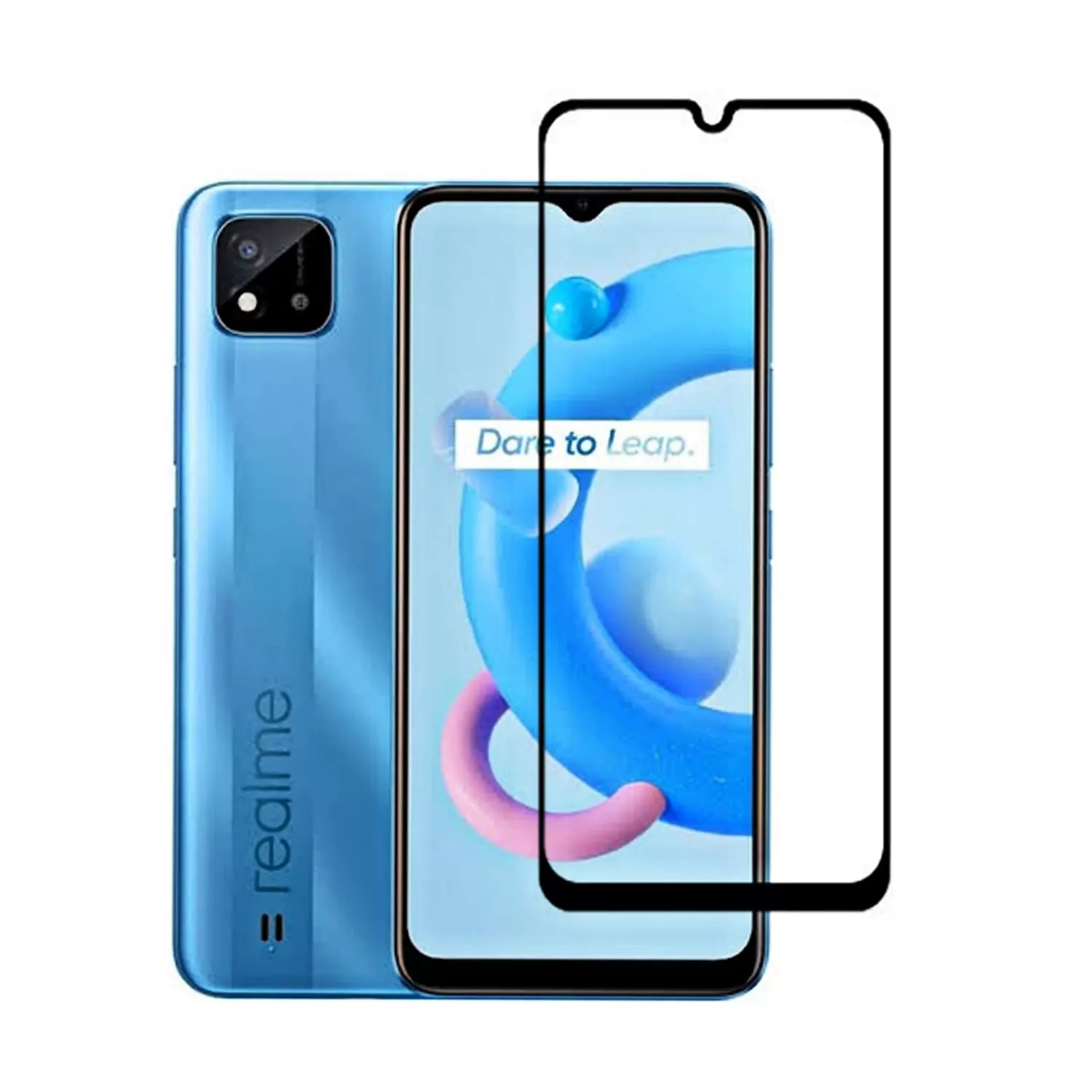 Realme C25 Tempered Glass Screen Protectors Protective Guard - image 2