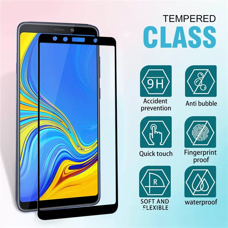 Samsung Galaxy A7 2018 Tempered Glass Screen Protectors Prot - image 2