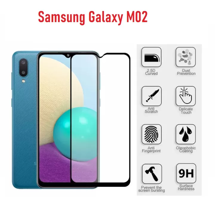 Samsung Galaxy M02 Tempered Glass Screen Protector - image 2