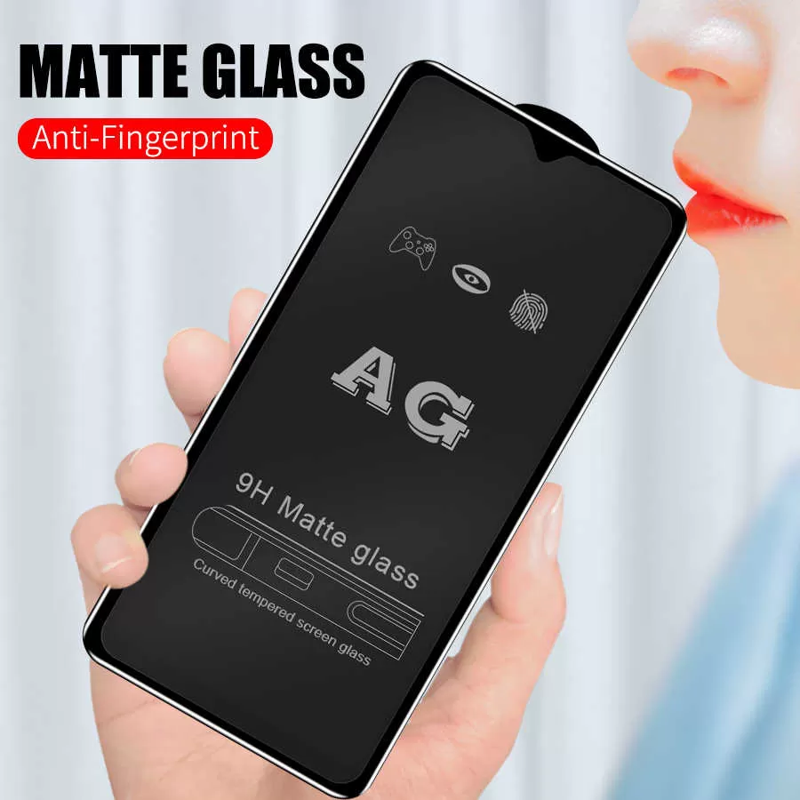 Samsung Galaxy M30 Stylish Full Cover Matte Texture Tempered
