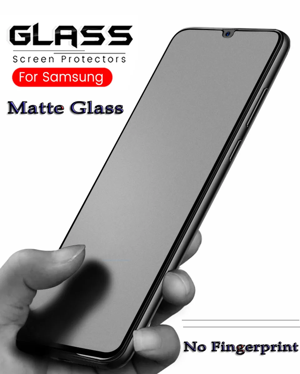 Samsung Galaxy M30 Stylish Full Cover Matte Texture Tempered - image 2
