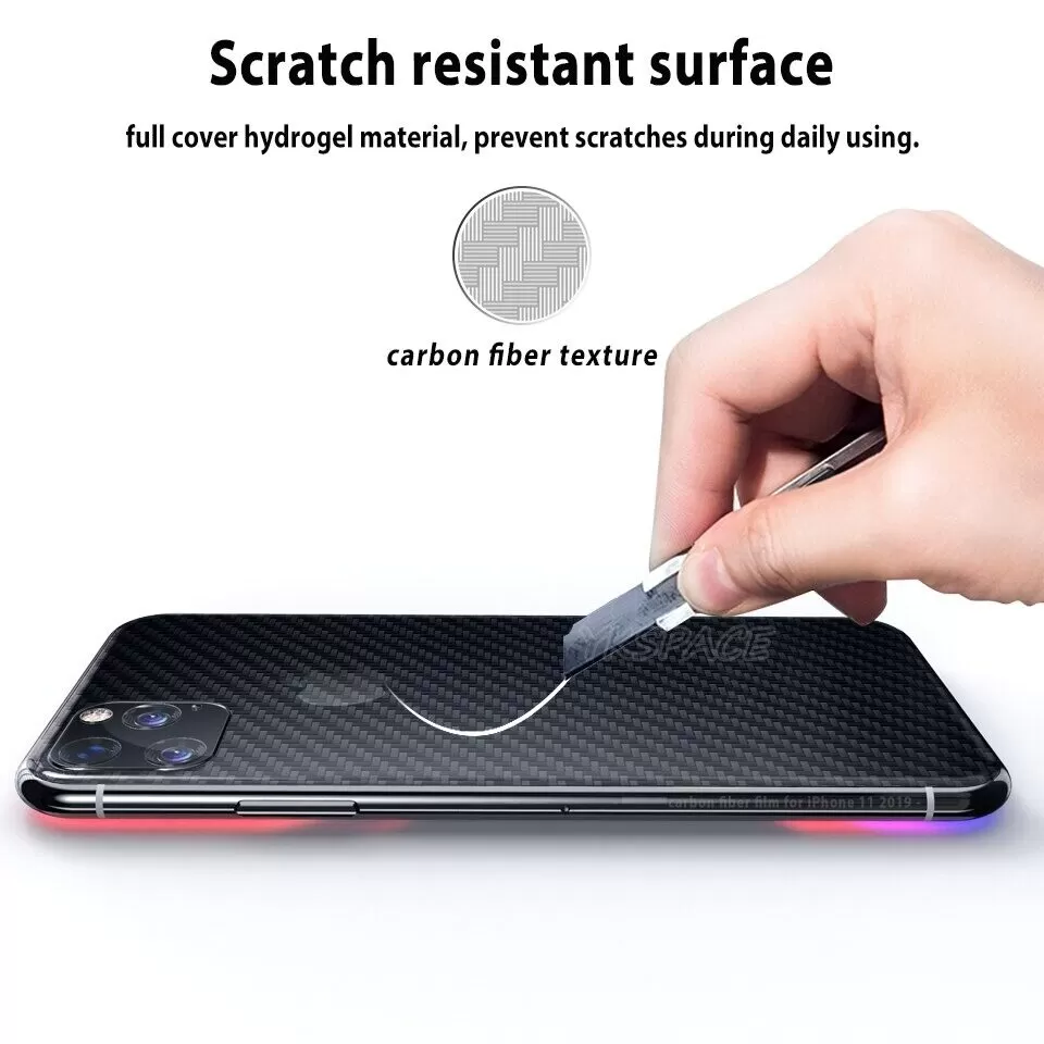 Samsung Galaxy M42 5G Clear Slim Transparent Carbon Fiber Fi - image 2