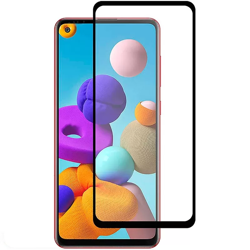 Screen Protector for A21s Full Glue 9D Tempered Glass - image 2