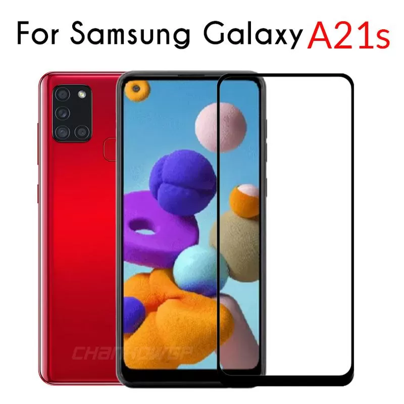 Screen Protector for A21s Full Glue 9D Tempered Glass - image 3