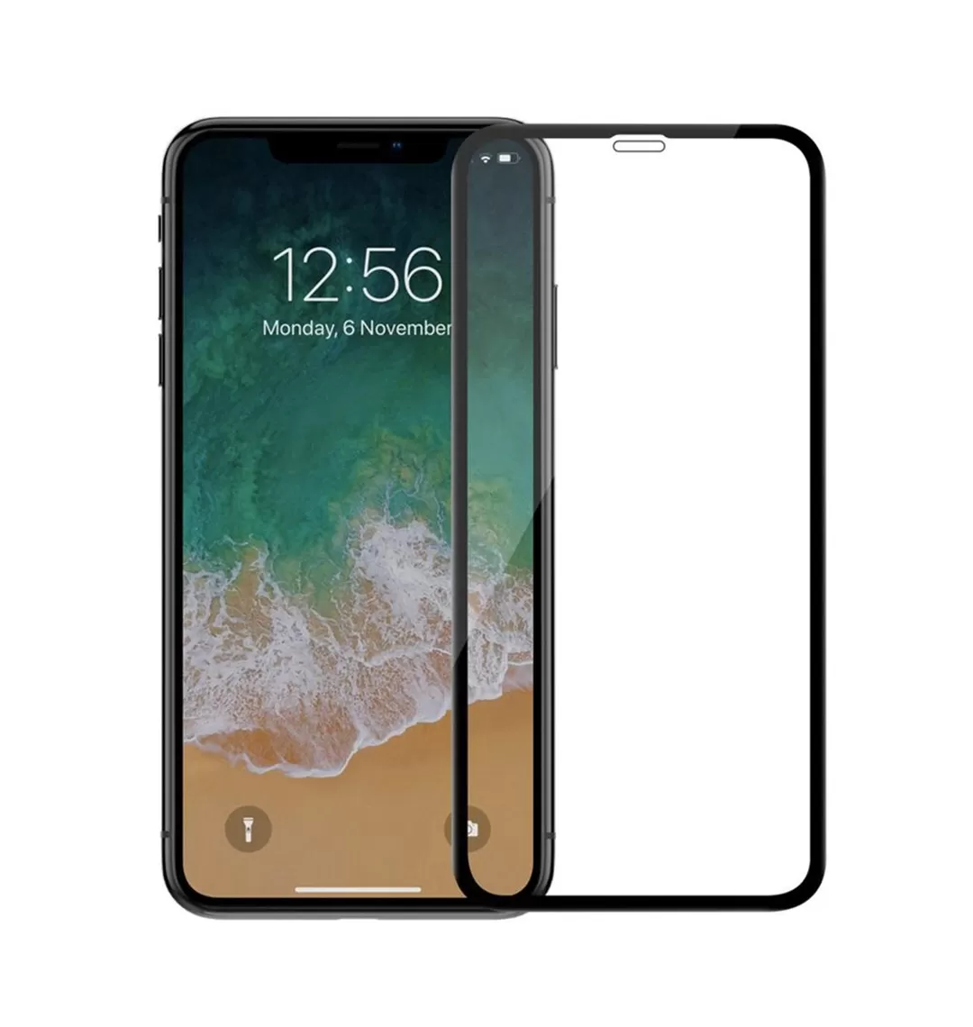 Screen Protector for iPhone 11 Pro Max Full Glue 9D Tempered - image 3