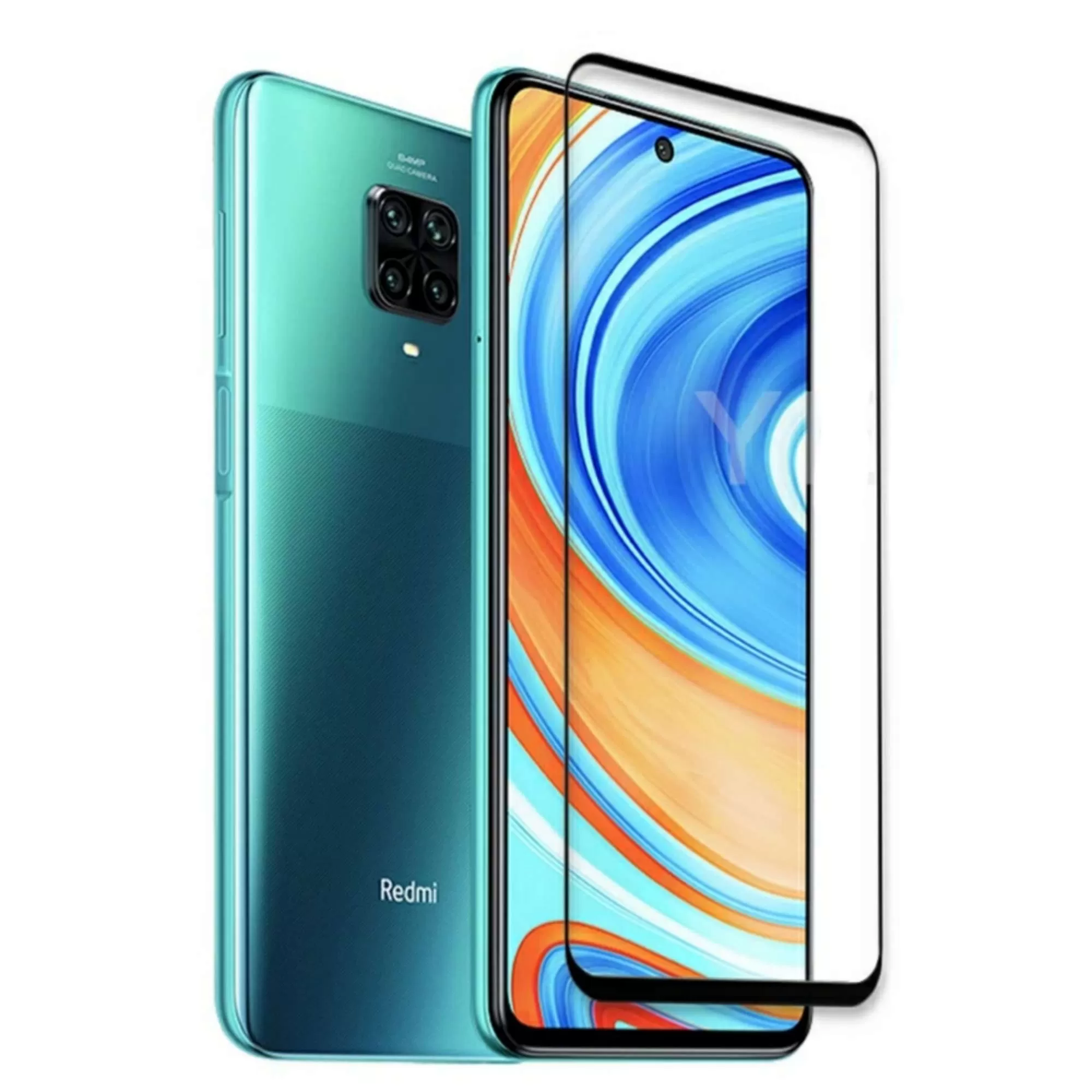 Screen Protector for Redmi Note 9 Pro Max Full Glue 9D Tempe