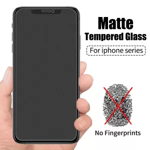 Apple Iphone 11 / XR No Fingerprint Matte Tempered Glass Scr