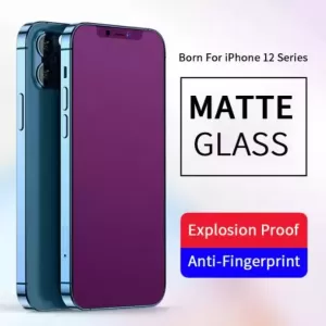 Apple_iPhone 12 Mini Blueray Matte Frosted Full Tempered Gla