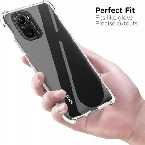 Clear Poco F3 Shockproof Case - Shockproof Transparent Case