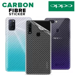 Clear Slim Transparent Carbon Fiber Film For OPPO A15 Mobile