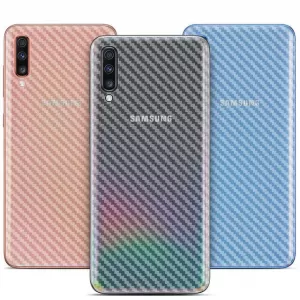 Clear Slim Transparent Carbon Fiber Film For Samsung Galaxy