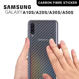 Clear Slim Transparent Carbon Fiber Film For Samsung Galaxy