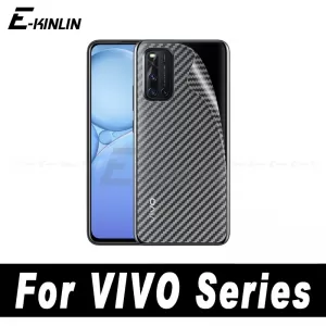 Clear Slim Transparent Carbon Fiber Film For Vivo V21 Mobile