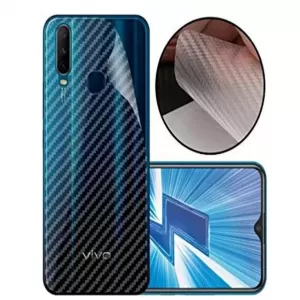 Clear Slim Transparent Carbon Fiber Film For Vivo Y11 Mobile