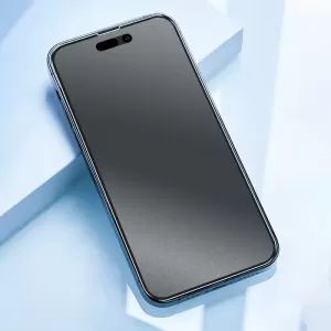iPhone 14 Pro Full Glue Anti-Fingerprint Matte Tempered Glas