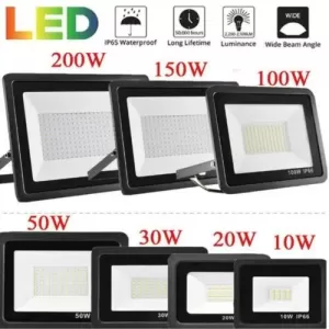 LED Flood Lights New Design Water Proof IP66 Rating FlashLight SMD 200W White