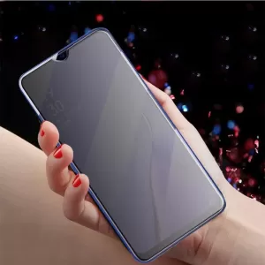 OPPO F15 Stylish Full Cover Matte Texture Tempered Glass non