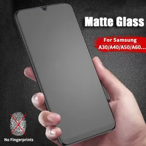 Samsung A70 / A70s No Fingerprint Matte Tempered Glass Scree