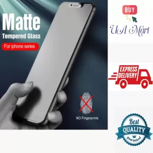 Samsung Galaxy A03s Matte Frosted Full Tempered Glass Anti-F