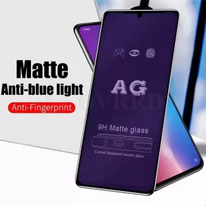 Samsung Galaxy A20s Blueray Matte Frosted Full Tempered Glas
