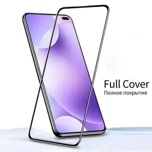 Screen Protector for Redmi Note 10 Pro Max Full Glue 9D Temp