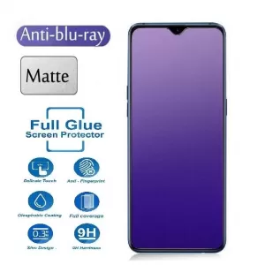 Vivo V21 Stylish Full Cover Blueray Matte Texture Tempered G