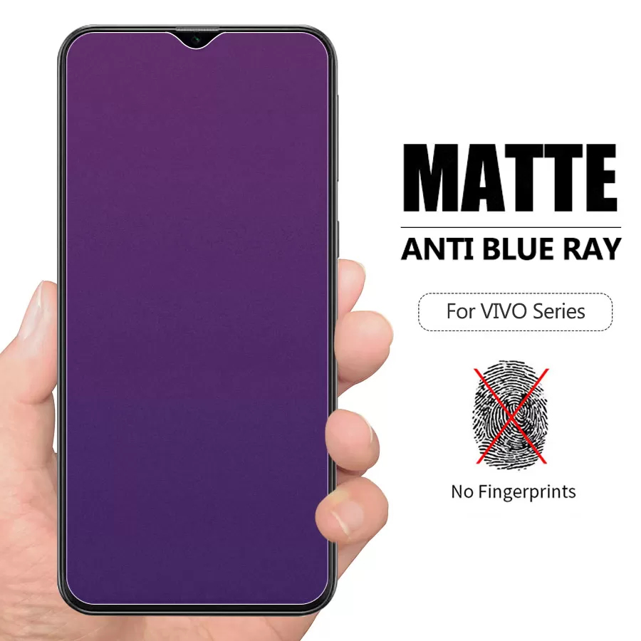 Vivo V20 High Quality Matte Anti Blue Ray 9H Tempered Glass