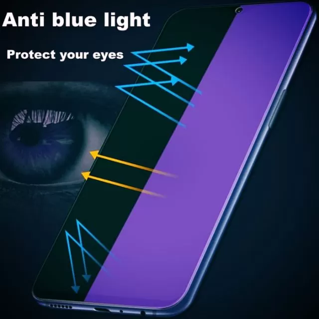 Vivo V20 High Quality Matte Anti Blue Ray 9H Tempered Glass - image 2