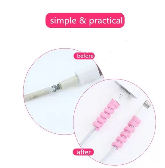 2 Pcs Pieces Protector Saver Cover for Micro USB Type C Char