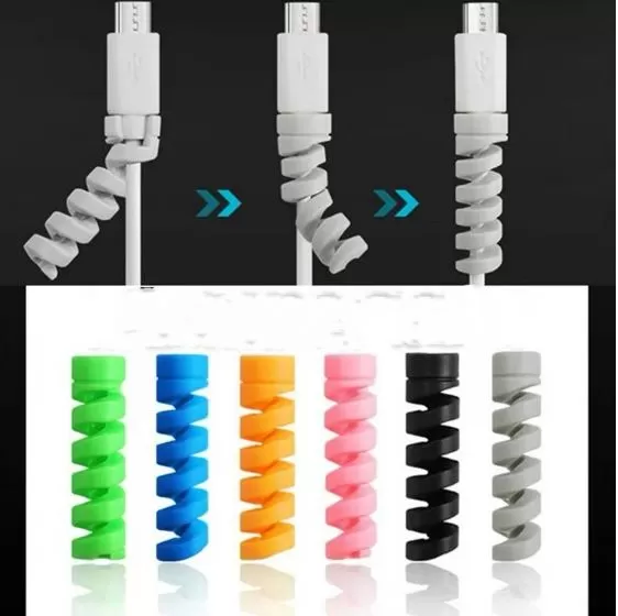 2 Pcs Pieces Protector Saver Cover for Micro USB Type C Char - image 5