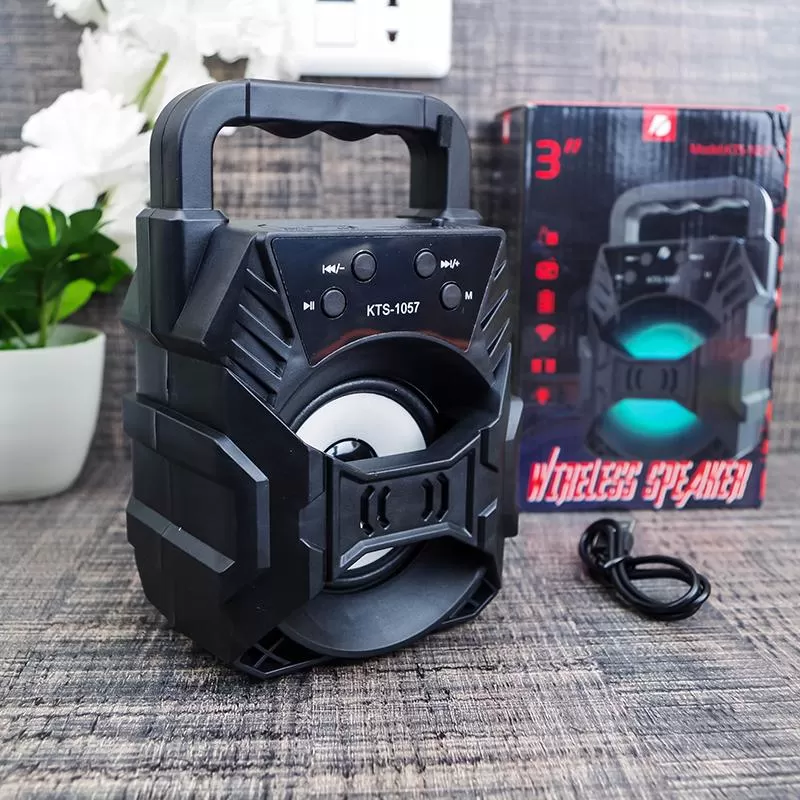 Black KTS -1057 Bluetooth Wireless Portable Speaker With Hig