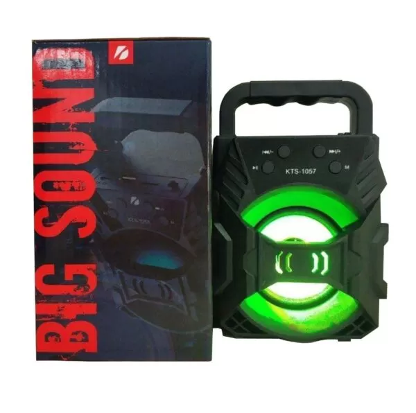 Black KTS -1057 Bluetooth Wireless Portable Speaker With Hig - image 2
