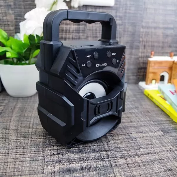 Black KTS -1057 Bluetooth Wireless Portable Speaker With Hig - image 4