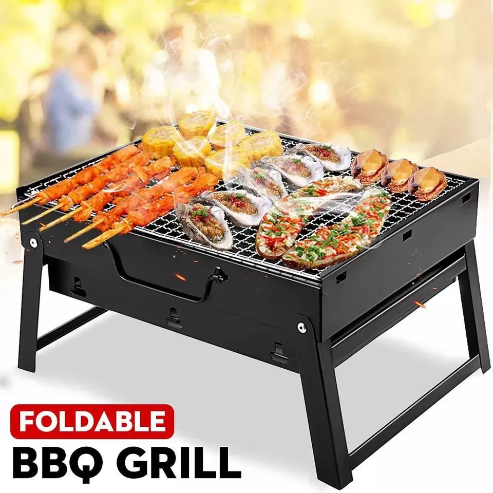 Black Portable BBQ Machine Outdoor BBQ Grill - image 3