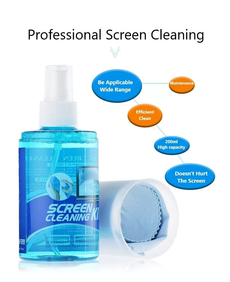 Laptop Cleaning Kit with Cloth and spray bottle cleaning - image 2