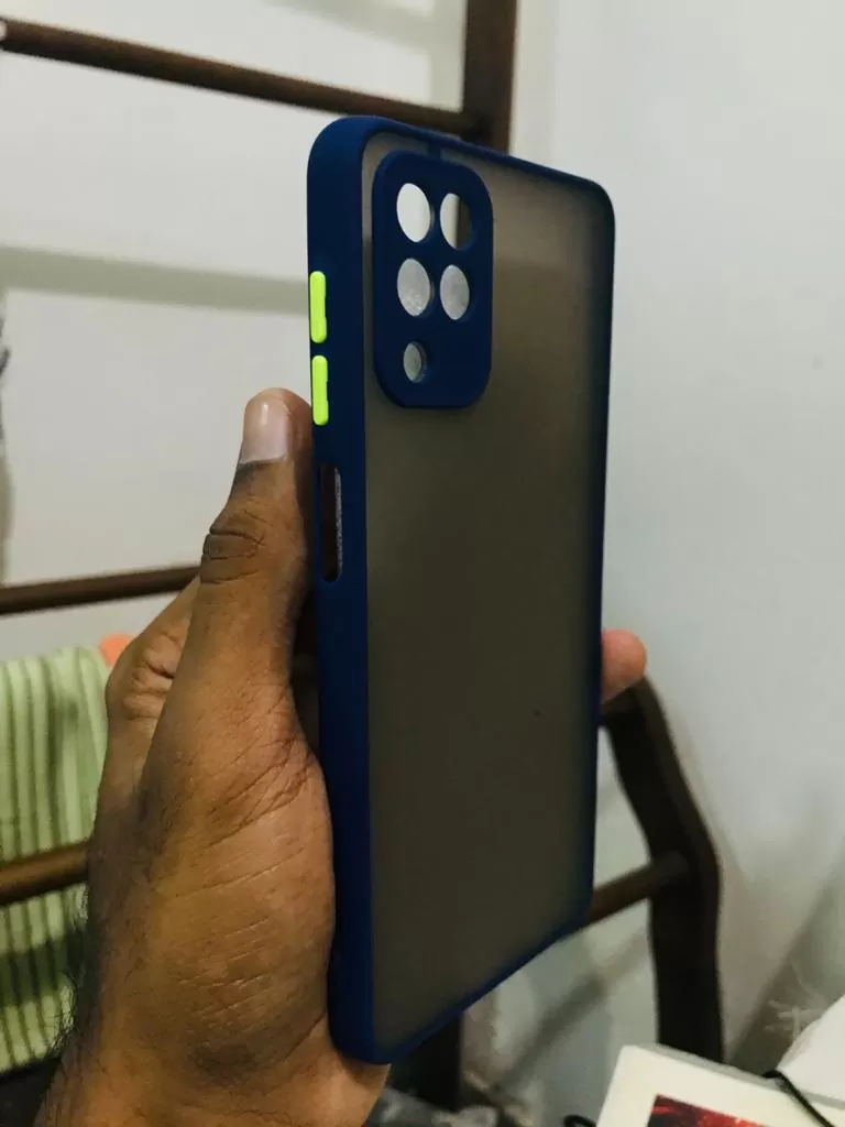 Blue Samsung Galaxy A12/ M12 Camera Protect Gingle Back Cove - image 4