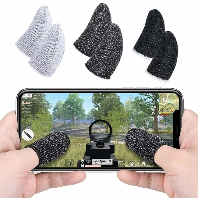 Finger Sleeve Gloves for mobile games pubg / Free Fire Cod f - image 4