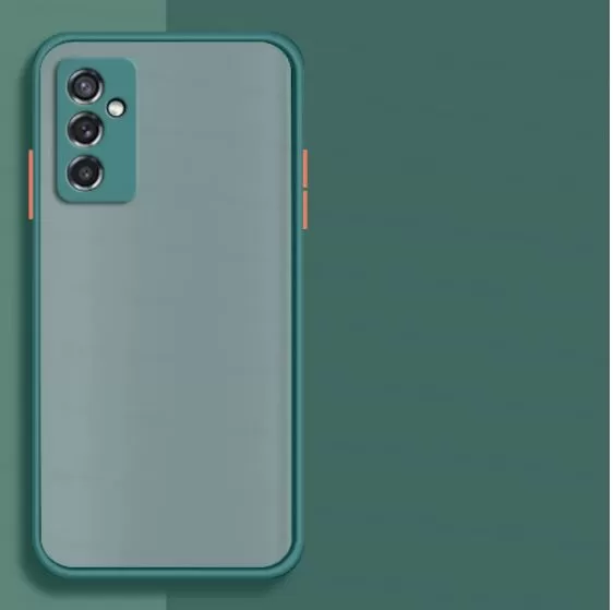 Green Samsung M02s Camera protector Gingle Anti-Knock Armor