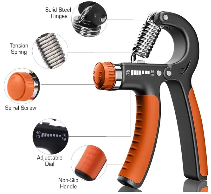 Hand Grip Weight Adjustable Forearm Strength 5-60kg