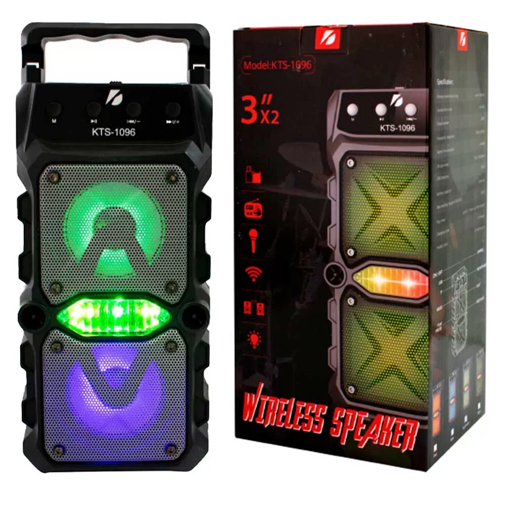 KTS Speaker KTS-1096 3*2 Inch twin loudspeakers highest qual - image 2