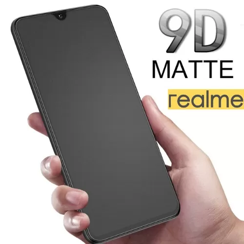 Realme V11 5G Stylish Full Cover Matte Texture Tempered Glas